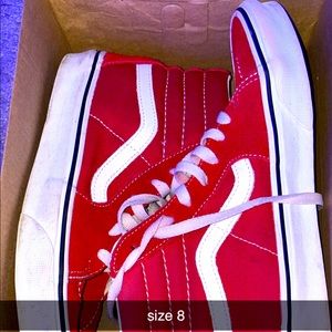 High top 90s style vans